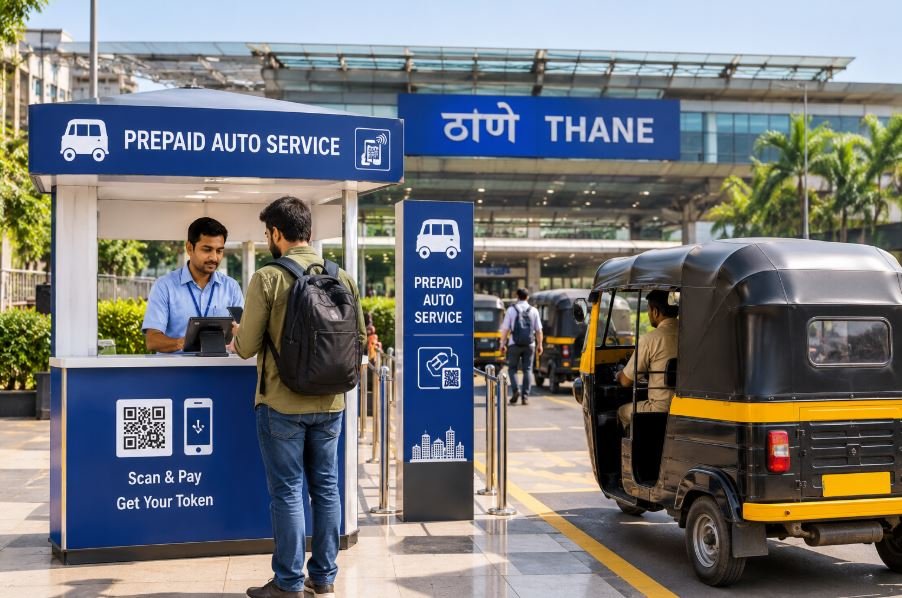 Maharashtra’s First Prepaid Auto-Rickshaw Service Starts at Thane Station to Bring Fare Transparency